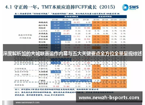 深度解析加的夫城联赛运作内幕与五大关键要点全方位全景呈现综述